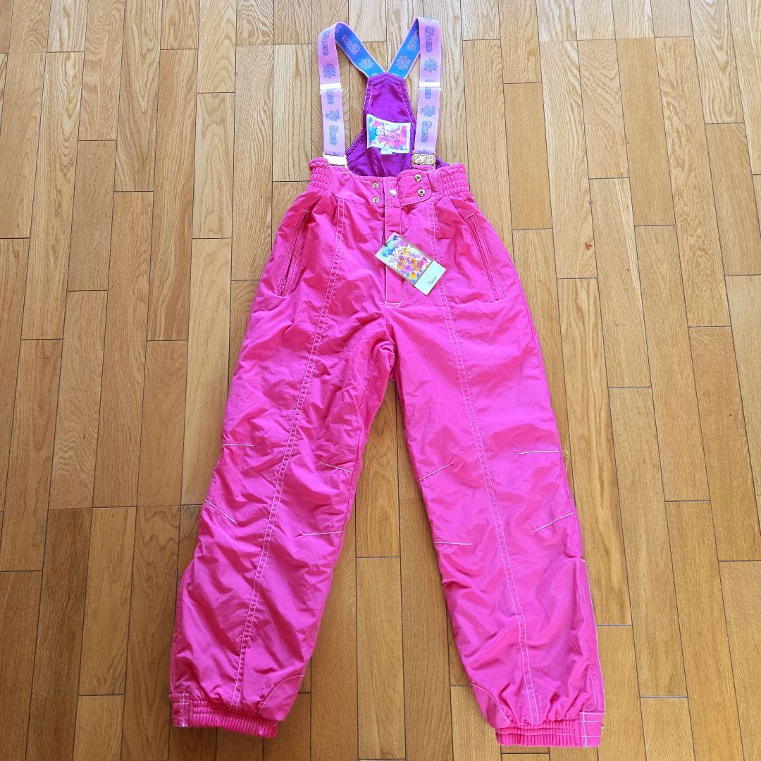 未使用✨定価6.8万円 スキーウェア上下セット スノーボード 可愛い ピンク L