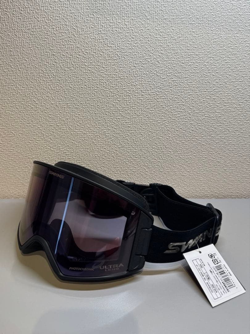 【サイン入り】24-25 SWANS ULTRA調光ミラー ゴーグル 【NBK】