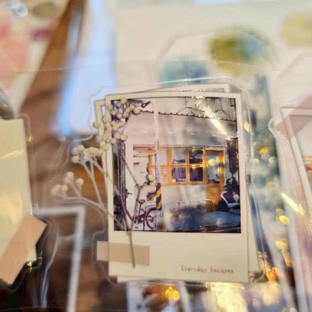 ⑤☆海外マステ☆ 仙女丸 さん 立可拍 photo 写真 ダイカット