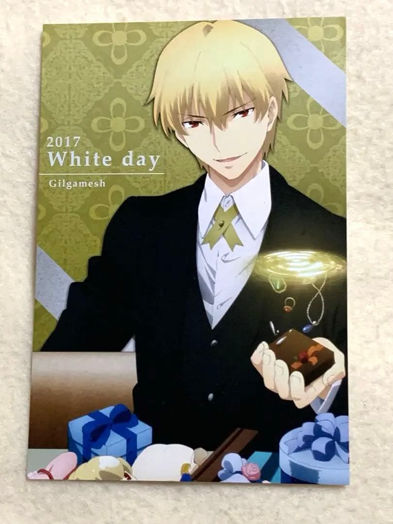 fate ubw ギルガメッシュ ポストカード ファスナーマスコット