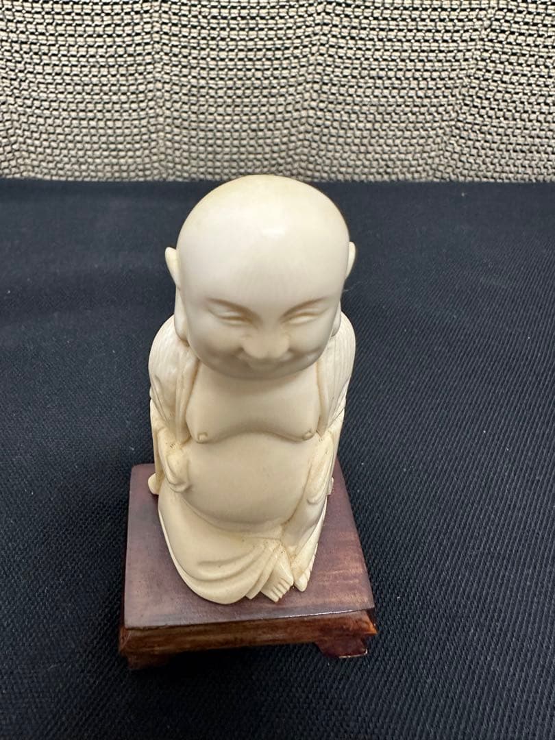 仏像　天然素材　マンモス　象牙調　彫刻 古美術