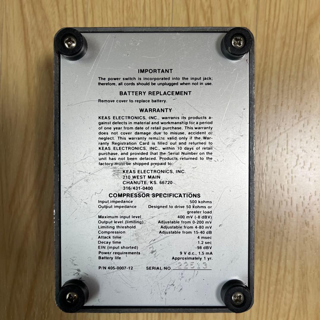 ギター ROSS Compressor Vintage