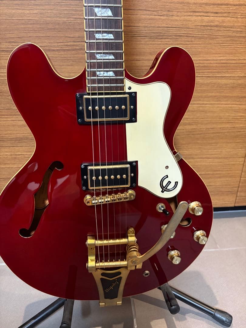 エピフォン YEC Riviera ビグスビー付 Gibson P-94×2機