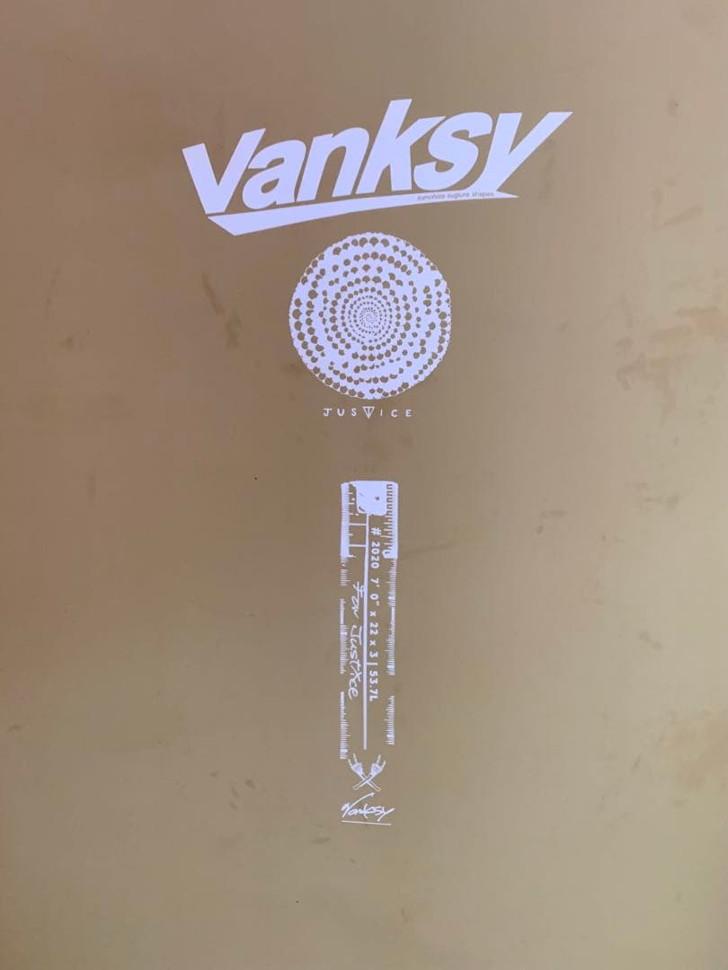 　ジャスティスサーフボード MID クロコダイル 7'0\"