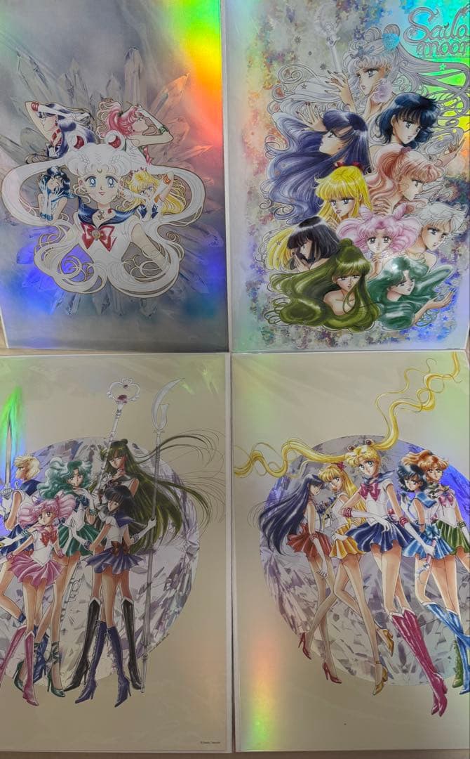 セーラームーン　レゾネ展　オーロラポスター　4枚セット　未使用未開封