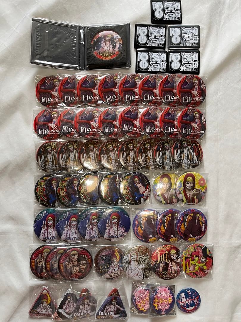 ワンピース コラソン 缶バッジ まとめ ロー 輩缶バッジ とるパカ