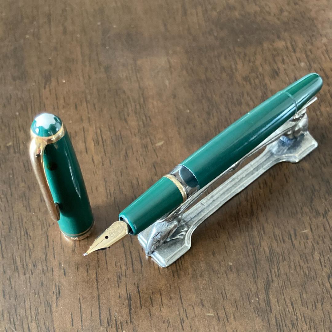 【希少】1950年代 モンブラン 252 クーゲルニブ 14C　グリーン軸