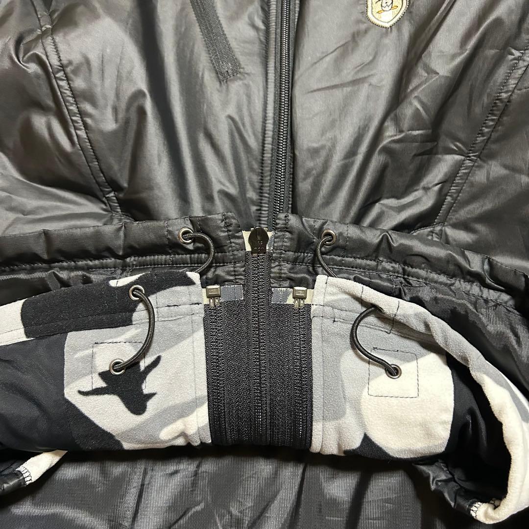 マンシングウェア グランドスラム ライナー付 中綿 ジャケット ブルゾン 黒 M