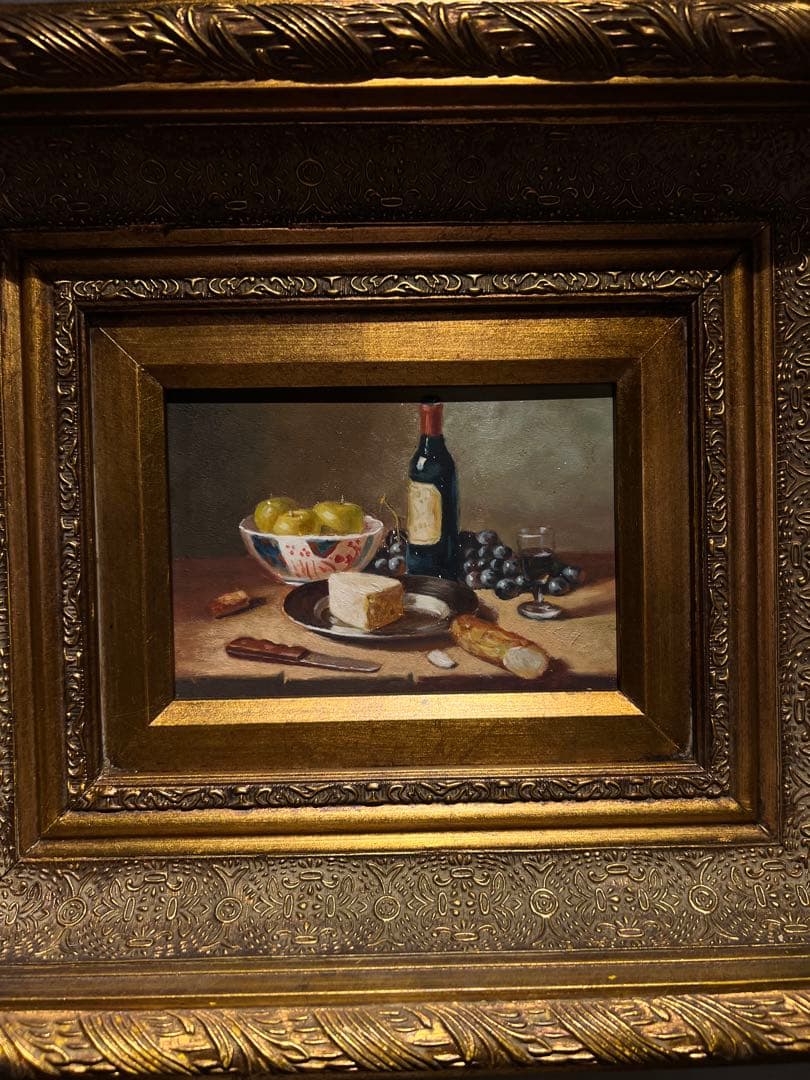 k他の方発送×リアリズム　【静物画】　肉筆油彩画