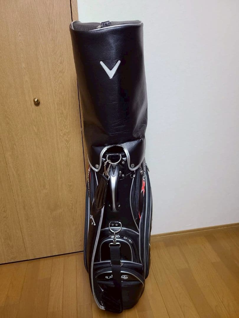 Callaway XHOT キャディバッグ 9型 黒/赤
