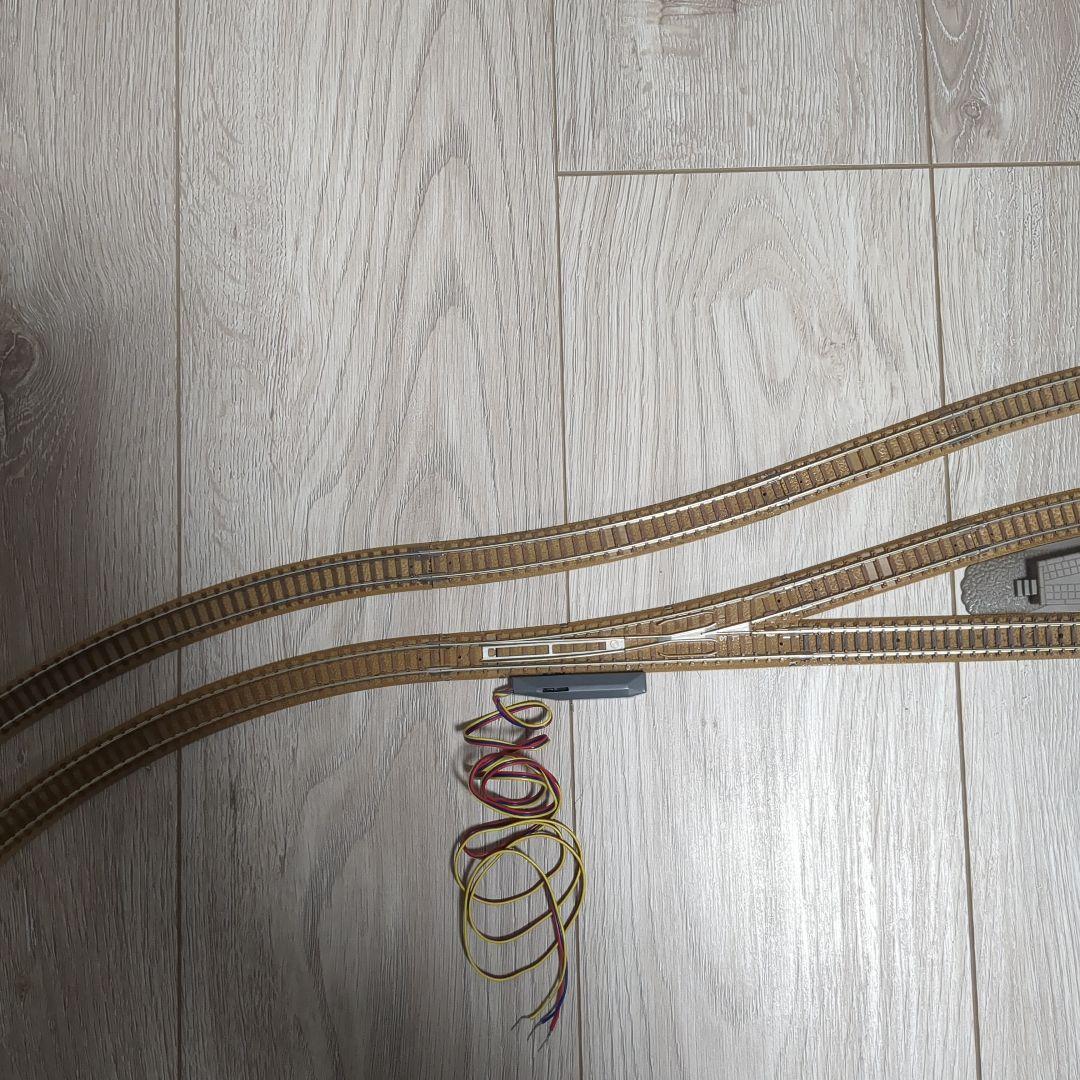 TOMIX　複線レイアウト　ポイント、ホーム付き