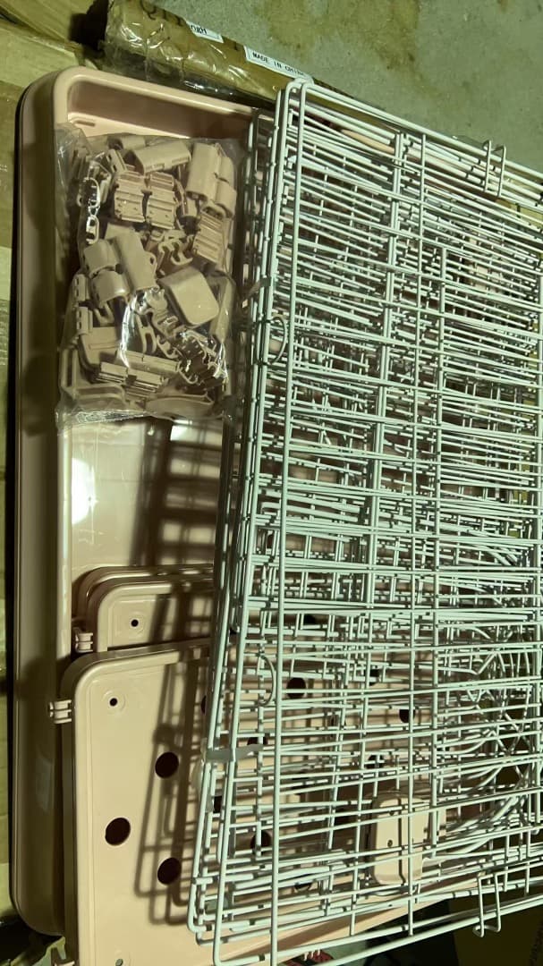 猫ケージ キャットケージ 3段 スリム 大型猫用 幅76*奥行50.5