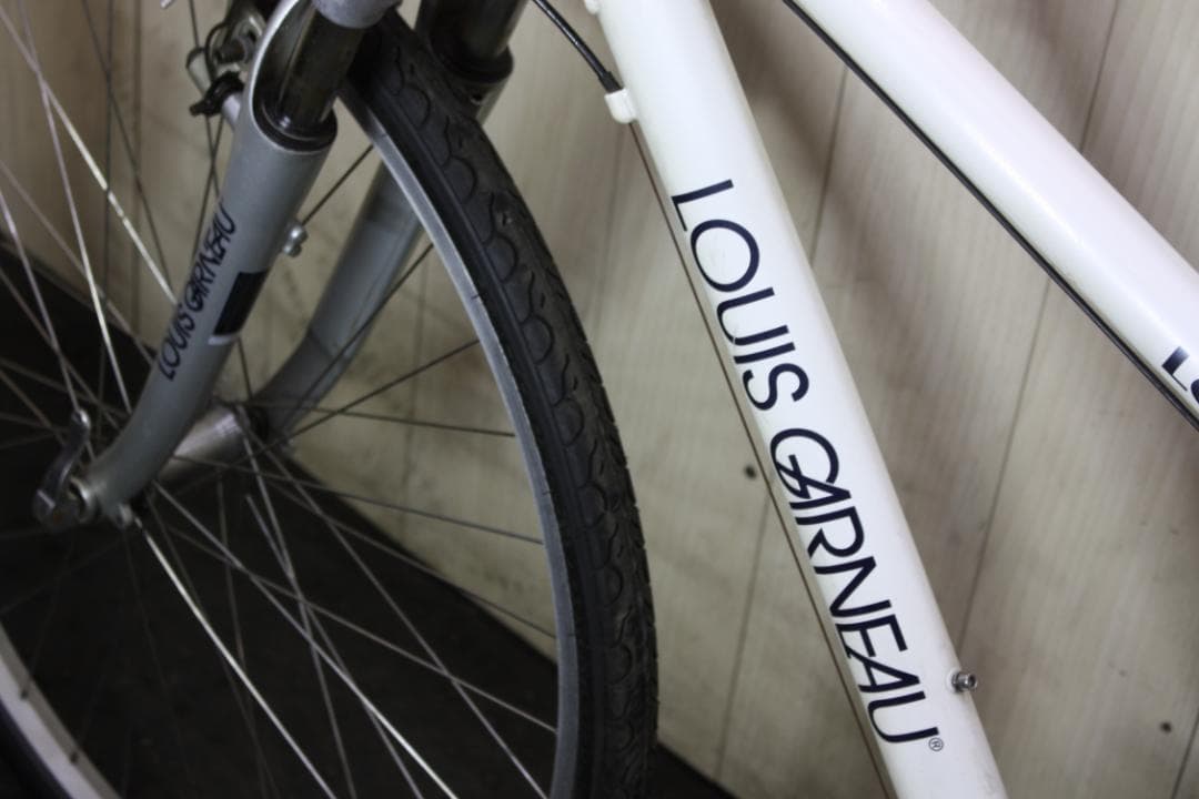 ルイガノ LGS-TR1 700C アルミ シマノ24速 420mm 白クロス