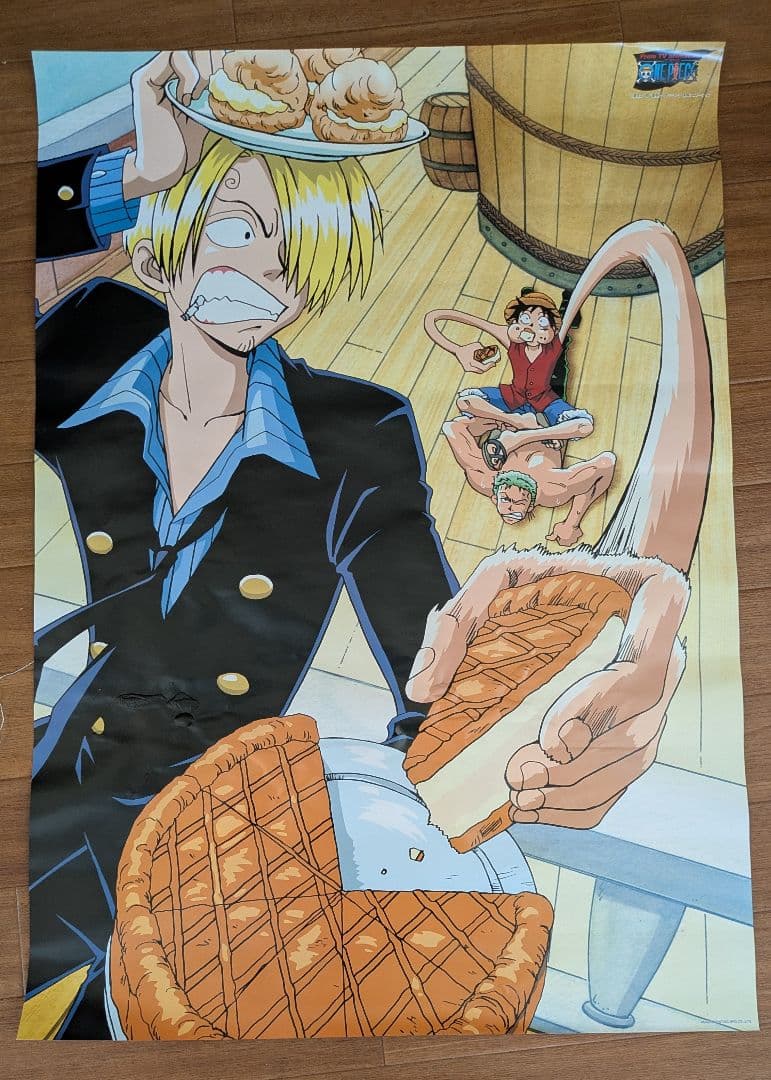 また値下げワンピース ポスター 4枚セット箱付きプラスチックポスター