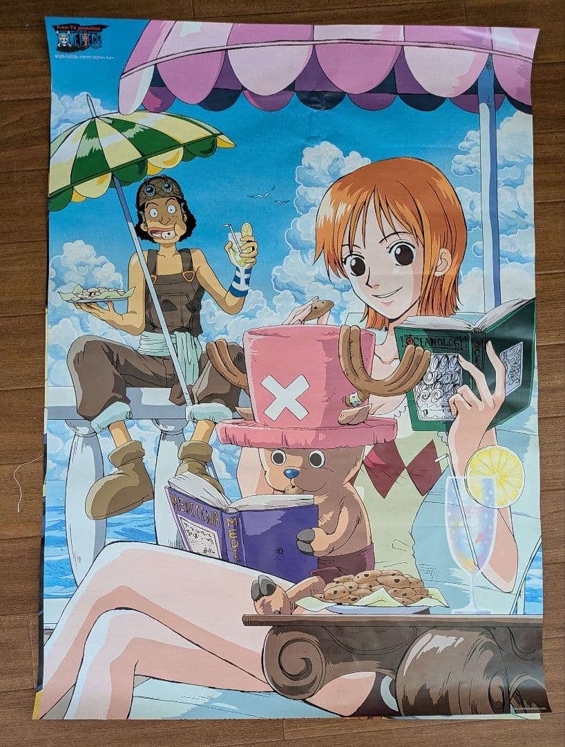 また値下げワンピース ポスター 4枚セット箱付きプラスチックポスター