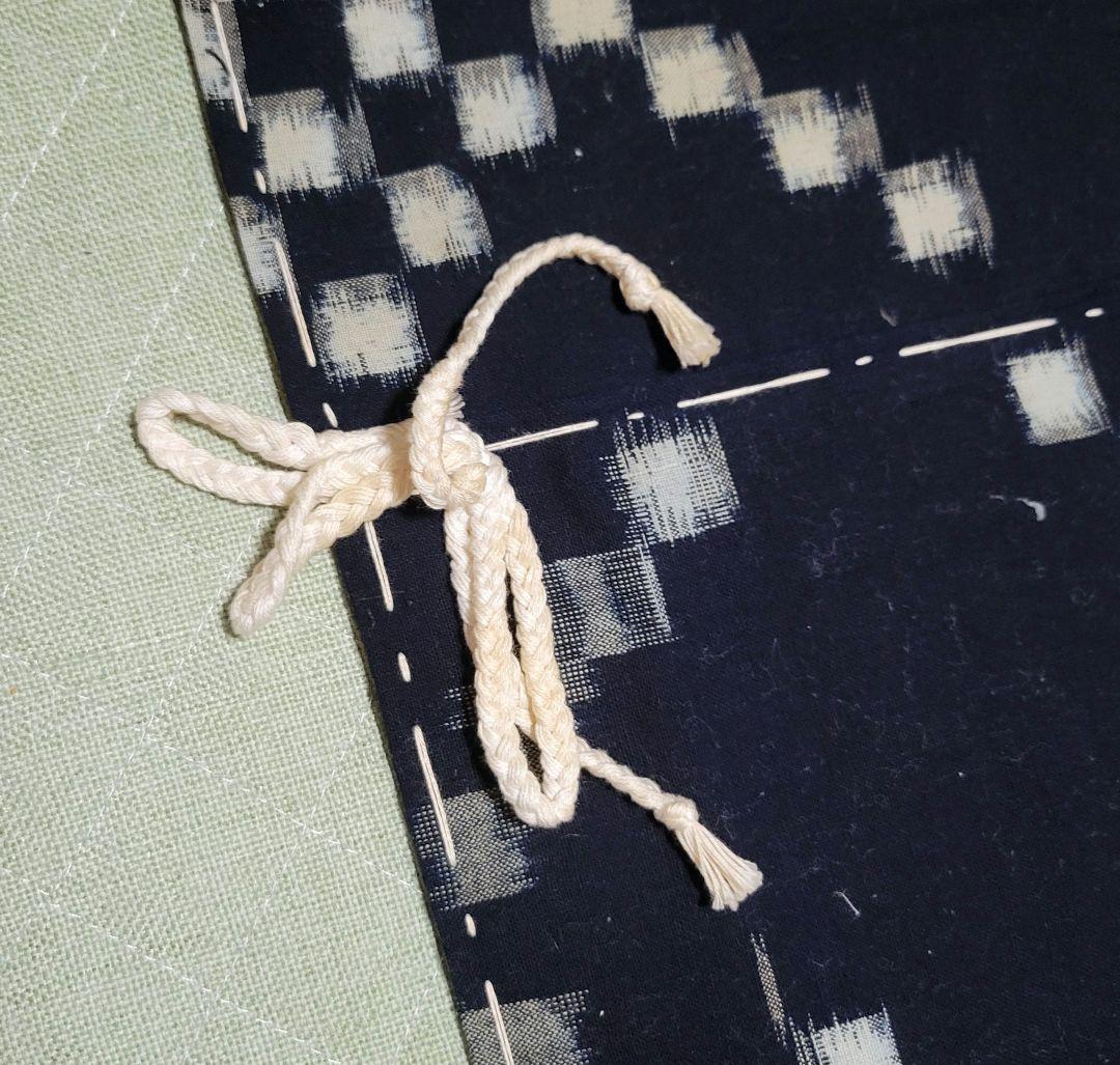 藍染め　古布　木綿　高級手芸品　155 × 98cm　壁掛け　上質　美品