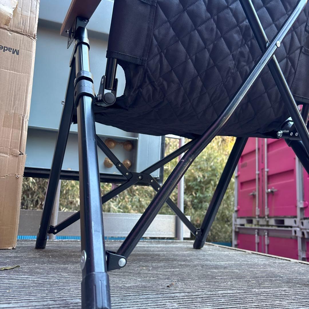 アルペンアウトドアーズ リクライニングチェア ブラック