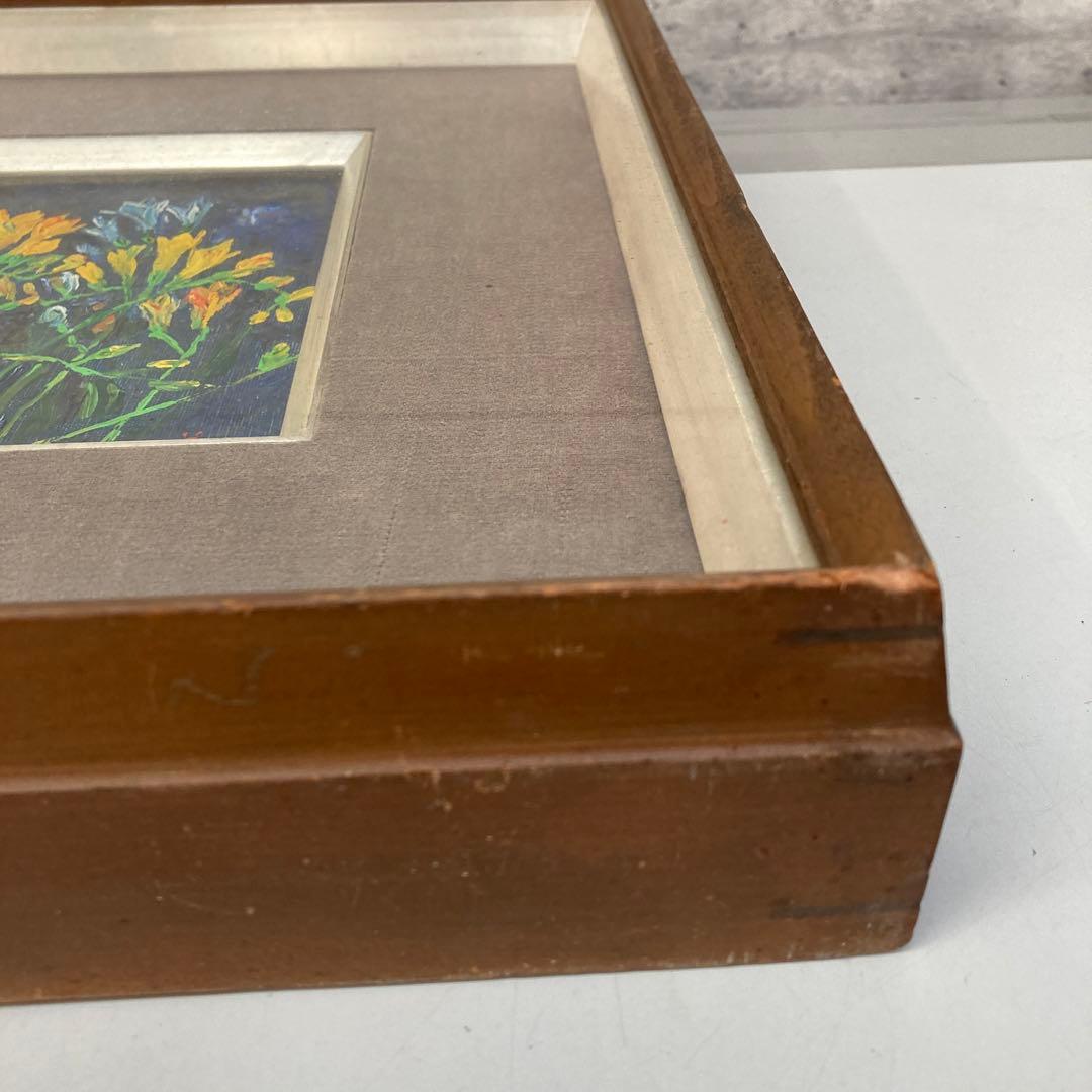 橋本花 絵画 花 インテリア ボタニカルアート 壁掛け 壁飾り 木製フレーム