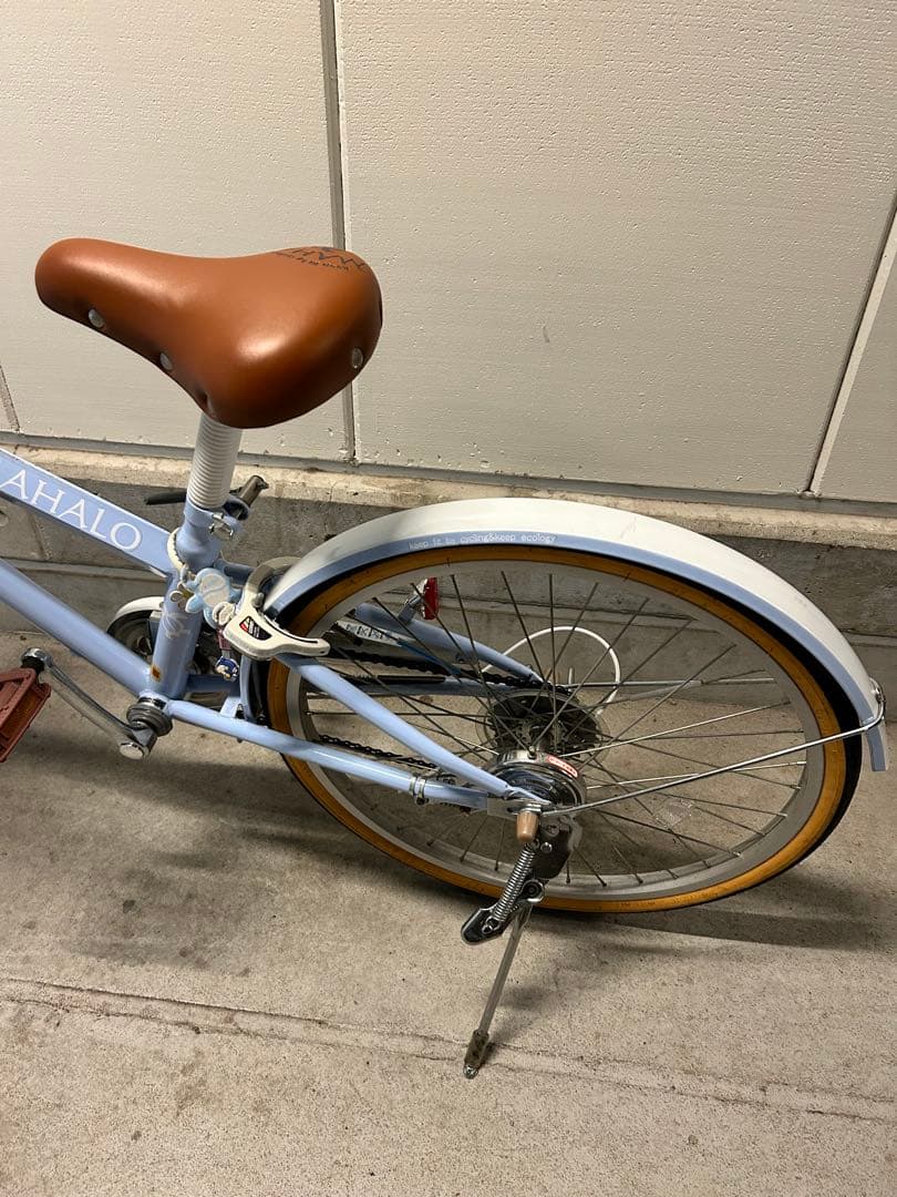 自転車22インチ 女の子 MAHALO 6段変速 【手渡し限定】
