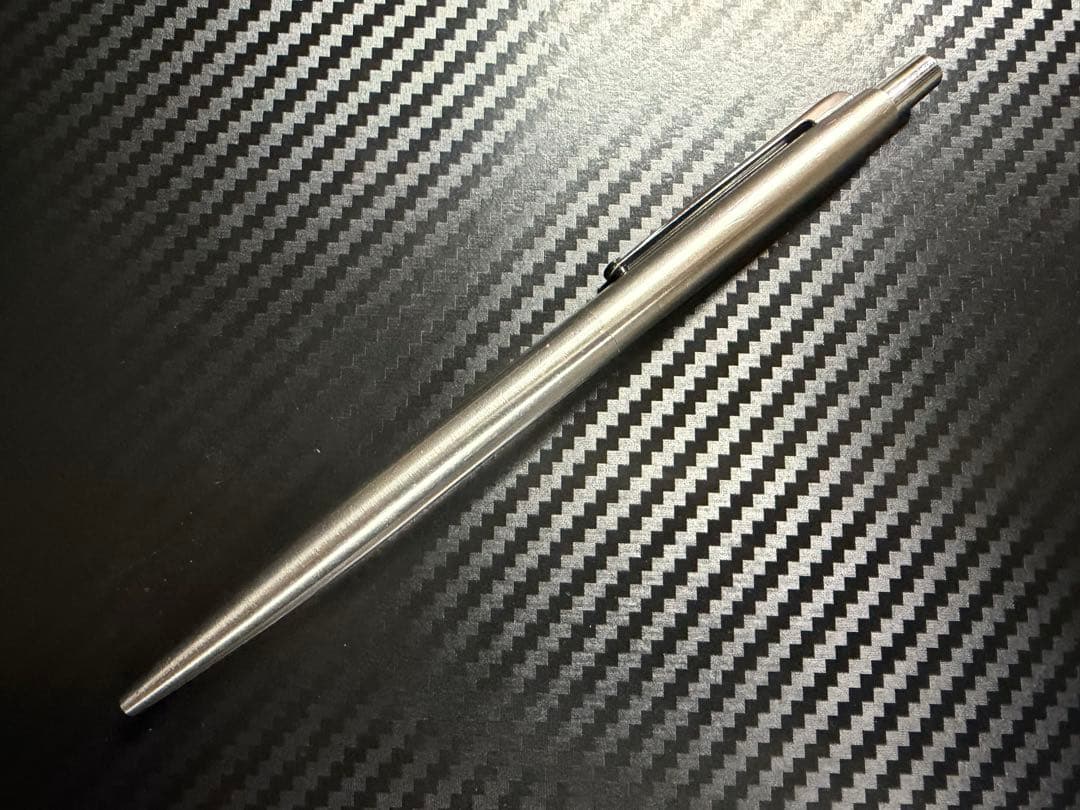 美品 モンブラン ノブレス スリムライン ボールペン ステンレススチール