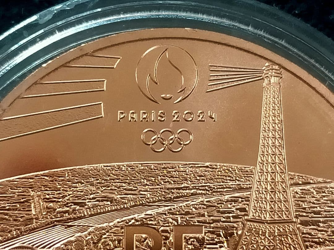 仏⑦。「フランス・パリ2024オリンピック大会(車イスバスケ)記念」。