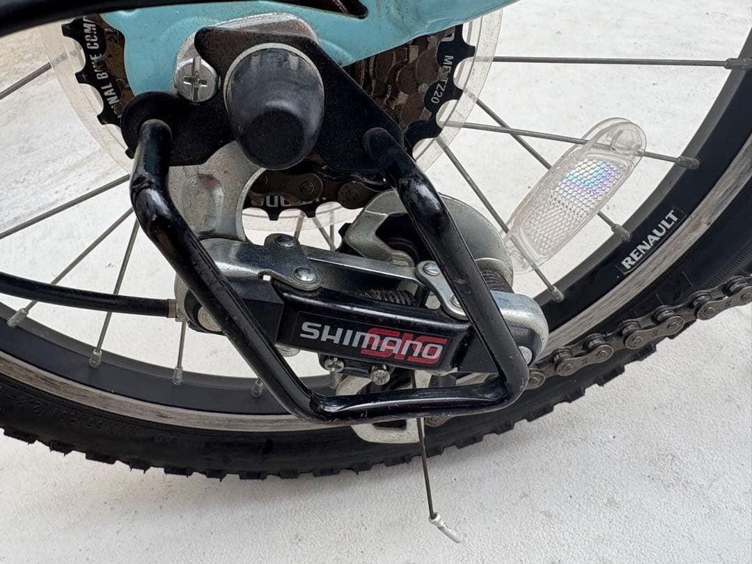 ルノー　renault 18インチ　6段変速折りたたみ自転車　中古美品おまけ付き