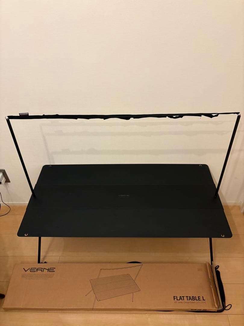VERNE FLAT TABLE L ブラック　ベルン　フラットテーブル