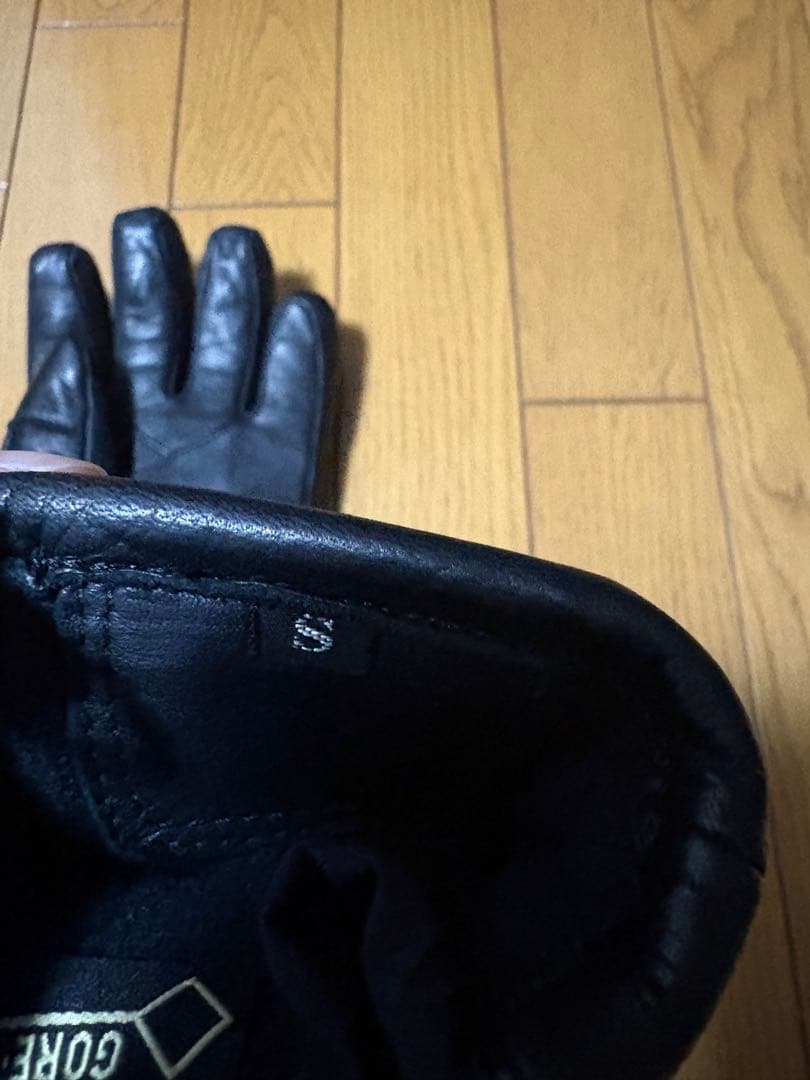 TRYFORCE ブラック レザー グローブ