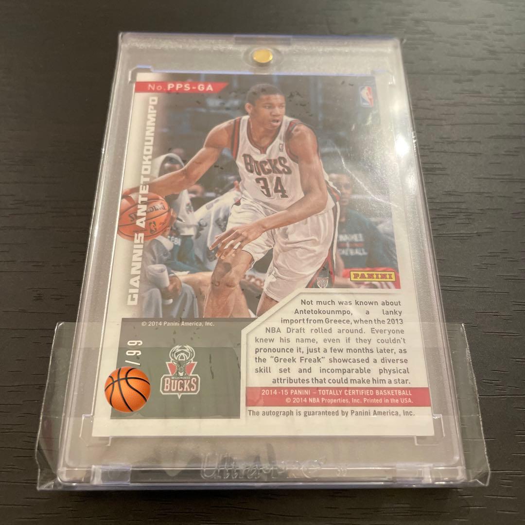 Giannis ヤニス アデトクンボ 直筆サインカード 世界99枚限定