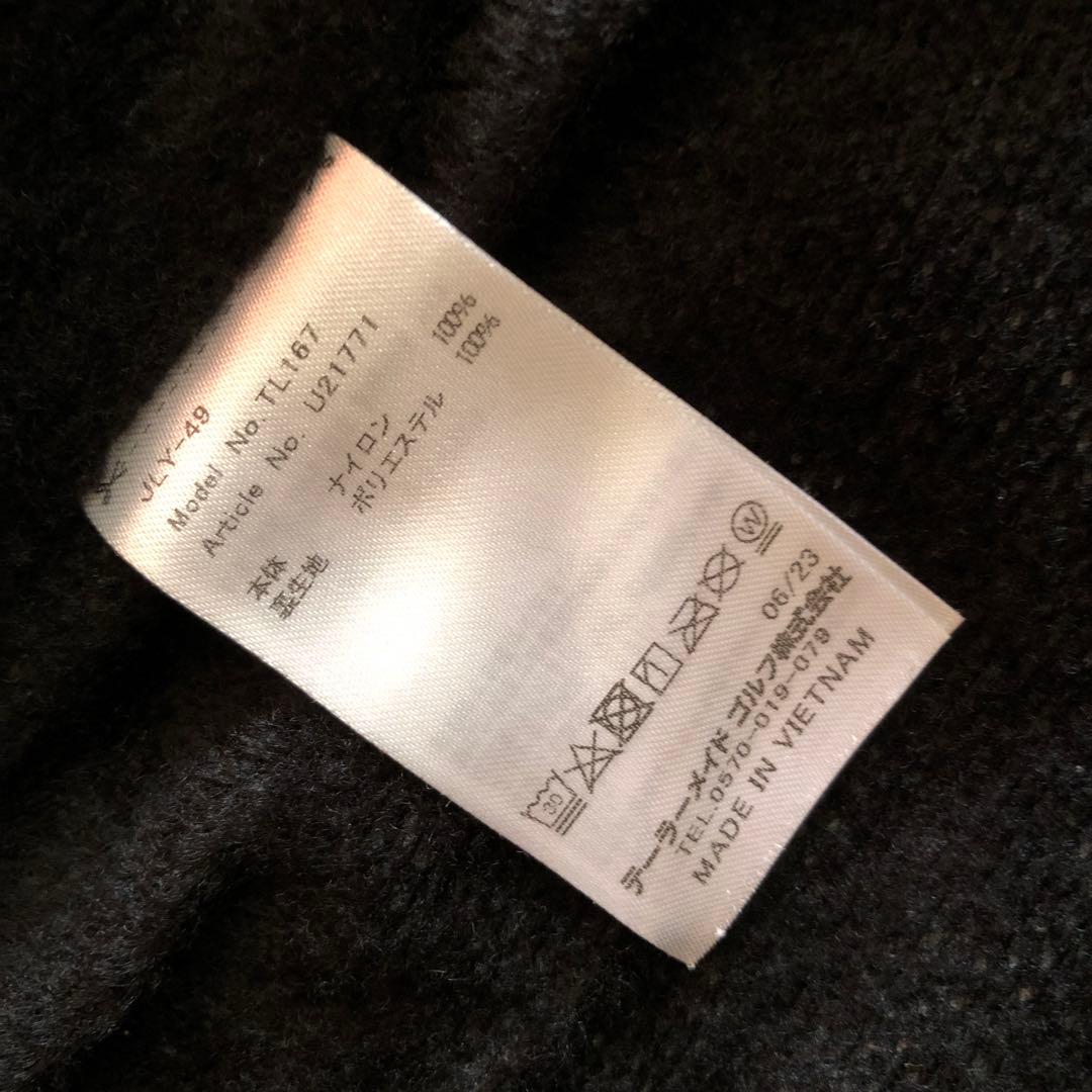 ☪️テーラーメイド☪️フーデッドオクタジャケット⛄️ベージュ×ブラック⛳️✨美品✨