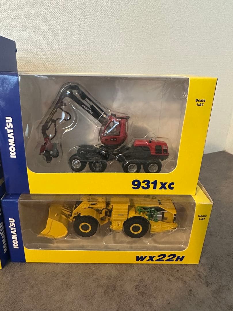 小松製作所　株主優待　オリジナルミニチュア【非売品】　5点セット　コマツ