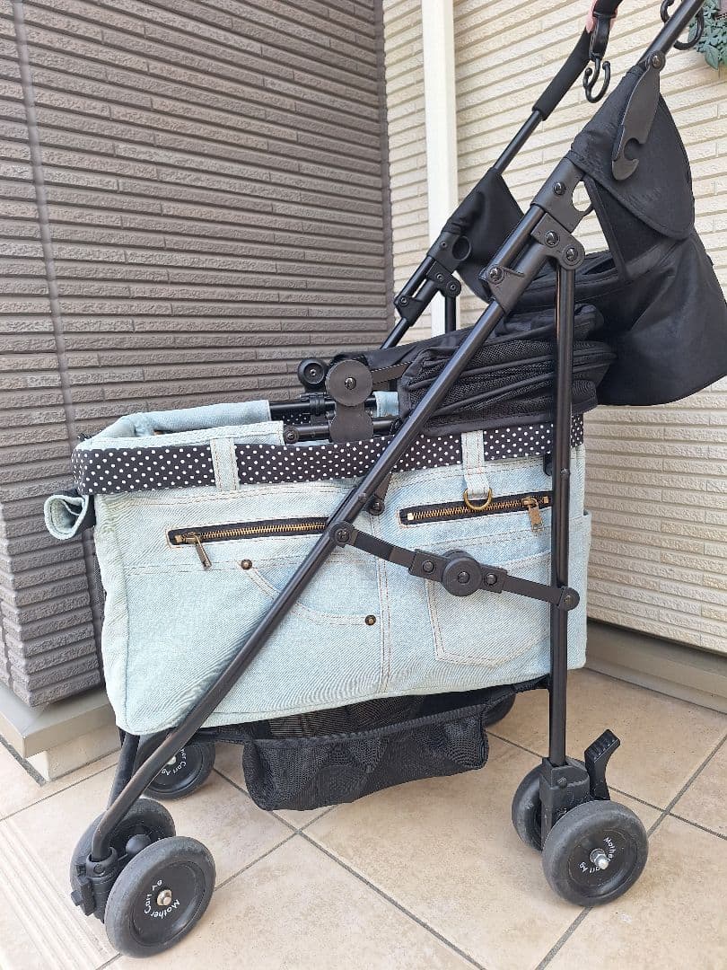 かすちんさま。 デニム犬用ペット❤ マザーカート・美品