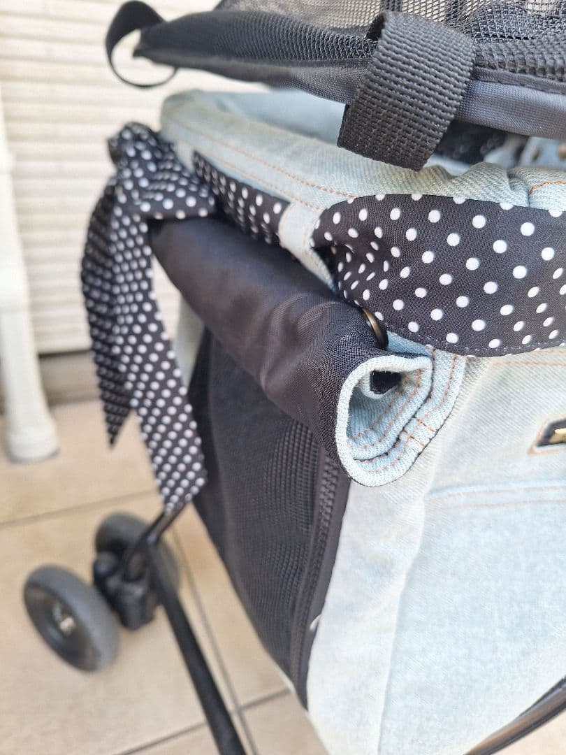 かすちんさま。 デニム犬用ペット❤ マザーカート・美品