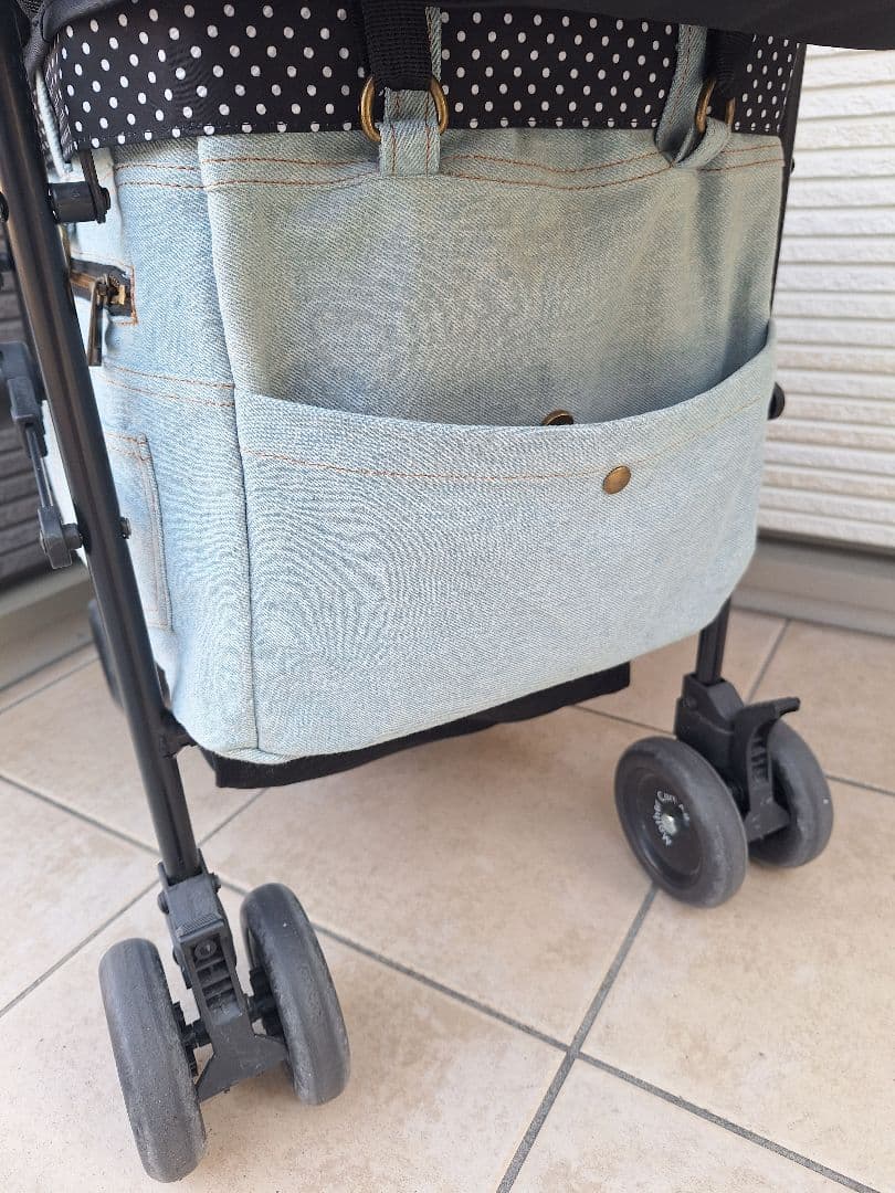 かすちんさま。 デニム犬用ペット❤ マザーカート・美品