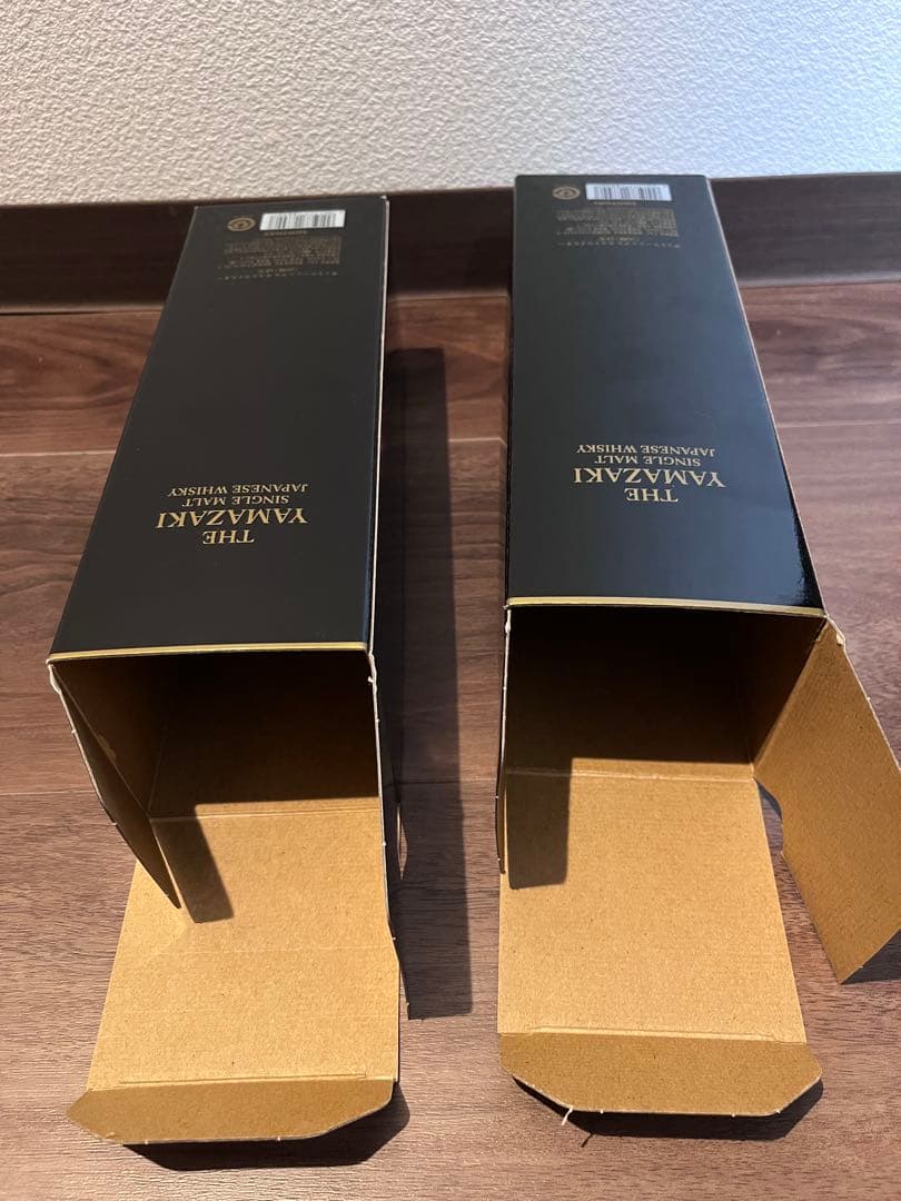 【箱付き空瓶】山崎18年2本セット