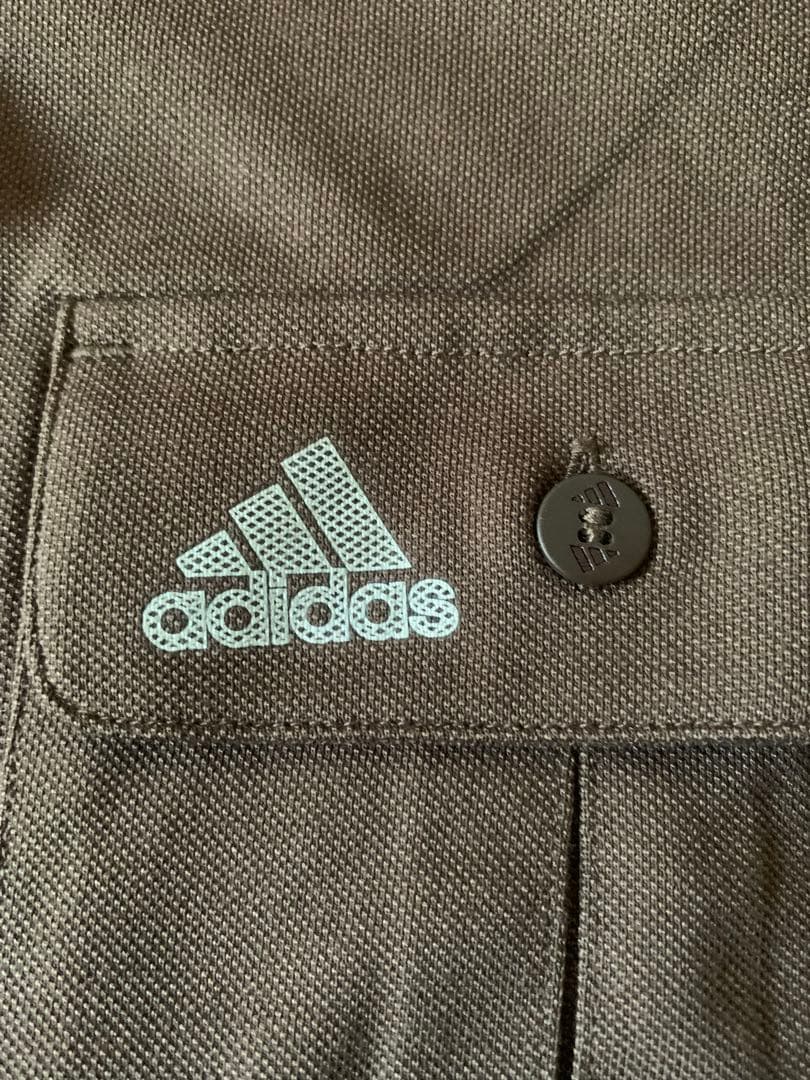 未使用 00s adidas vtg ボタンダウン シャツ CLIMALITE