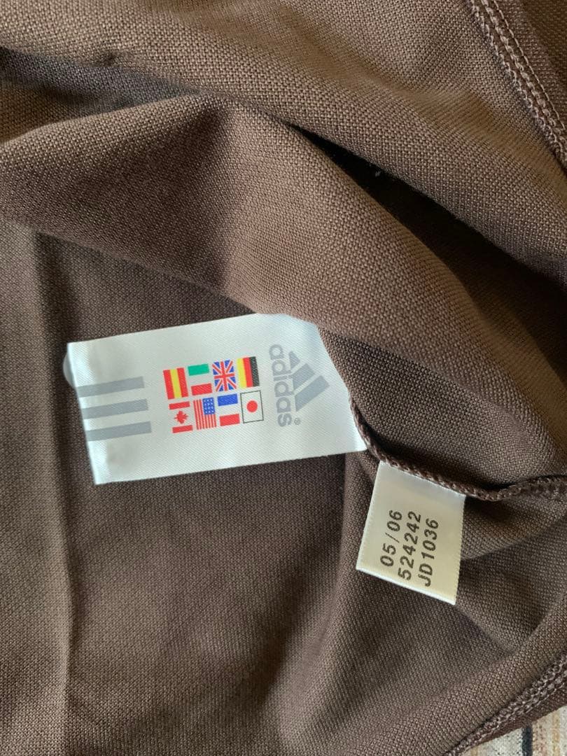 未使用 00s adidas vtg ボタンダウン シャツ CLIMALITE