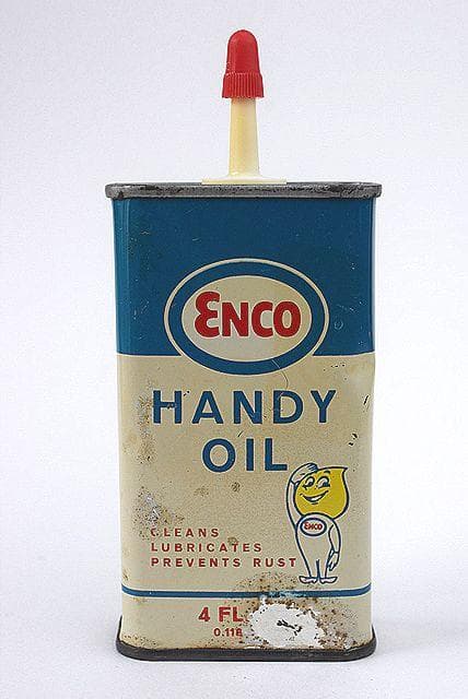 デッド！ 1950’s ENCO エンコ オイルドロップ ビンテージ オイル缶