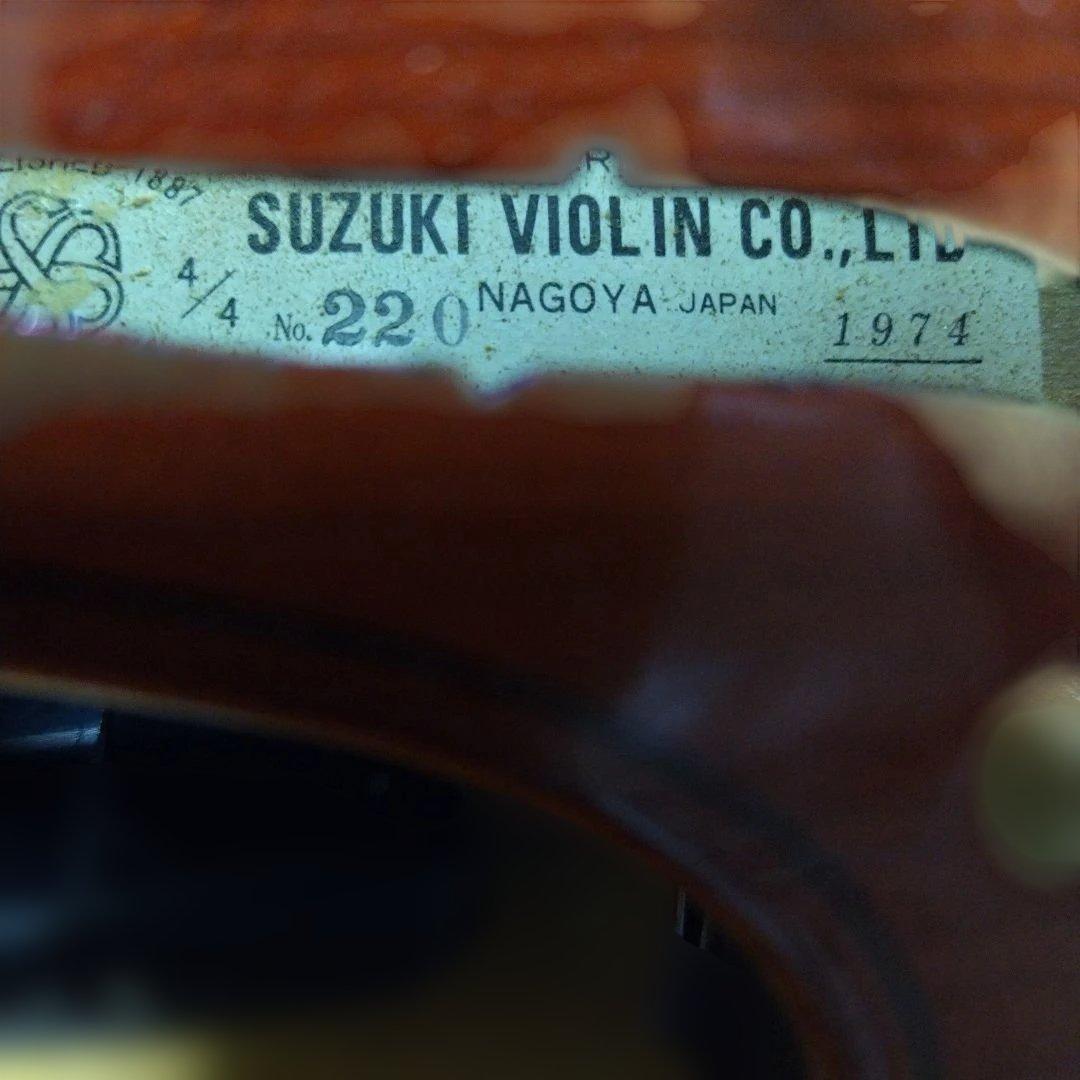 ♥特価♥スズキバイオリン4/4♥品番220♥弓ケ―ス松脂付♥美品♥値引不可