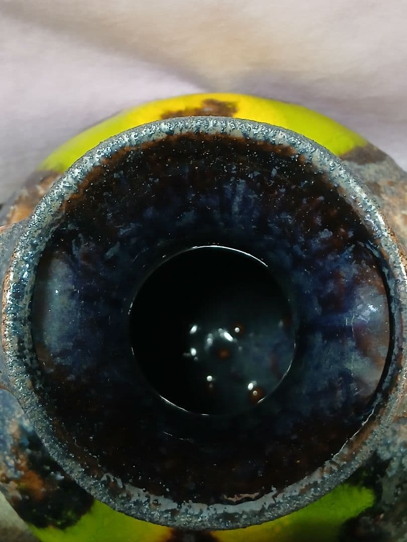 ヴィンテージ 花瓶　花器　フラワーベース　高さ25cm横22cm