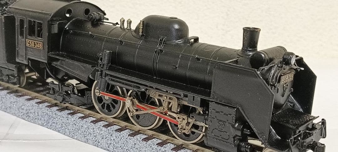 HOゲージ 宮沢模型 Ｃ58蒸気機関車、メンテナンス済、走行します。