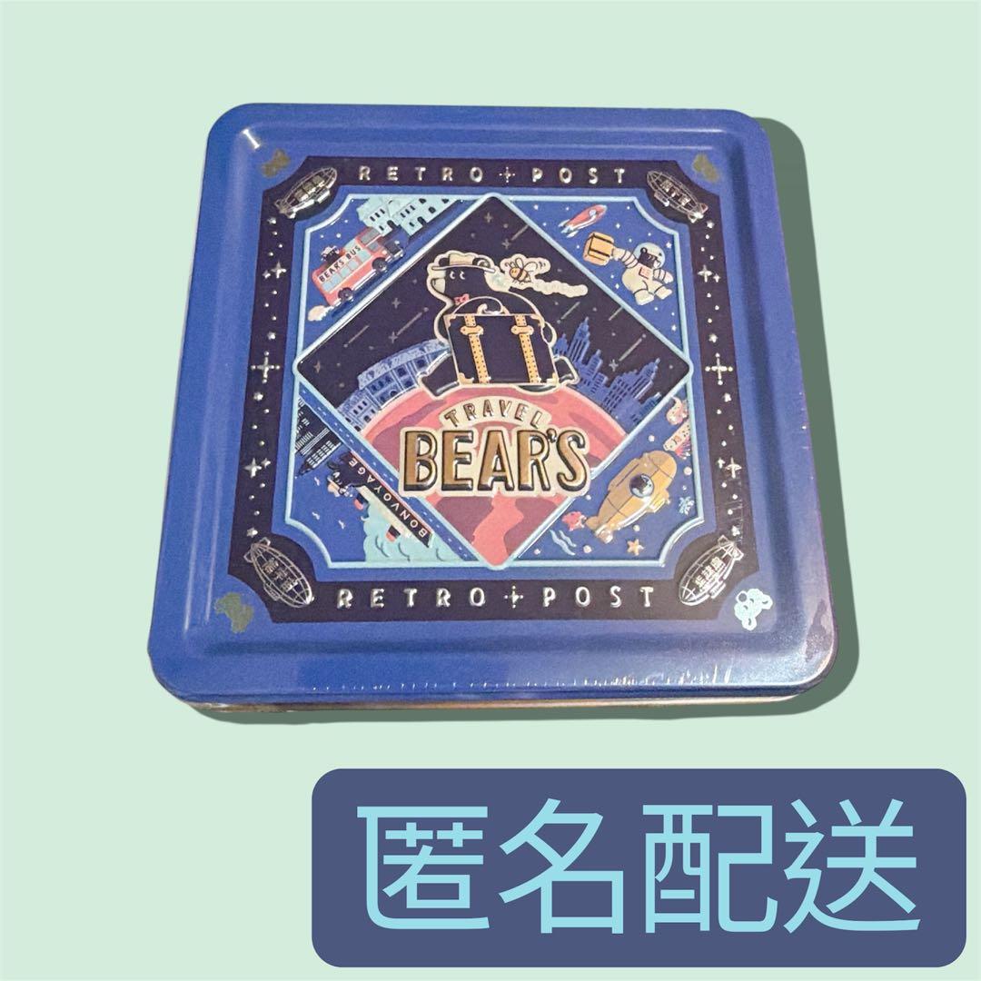 オビワン 度熊エンボス缶 文具女子博