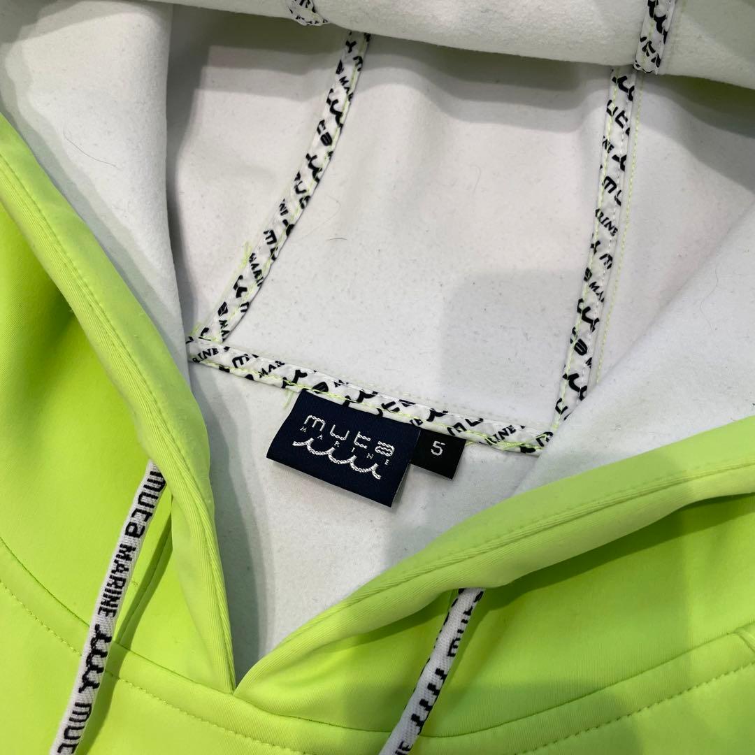 MUTA MARINE ムータマリン パーカー フーディ　蛍光イエロー サイズ5