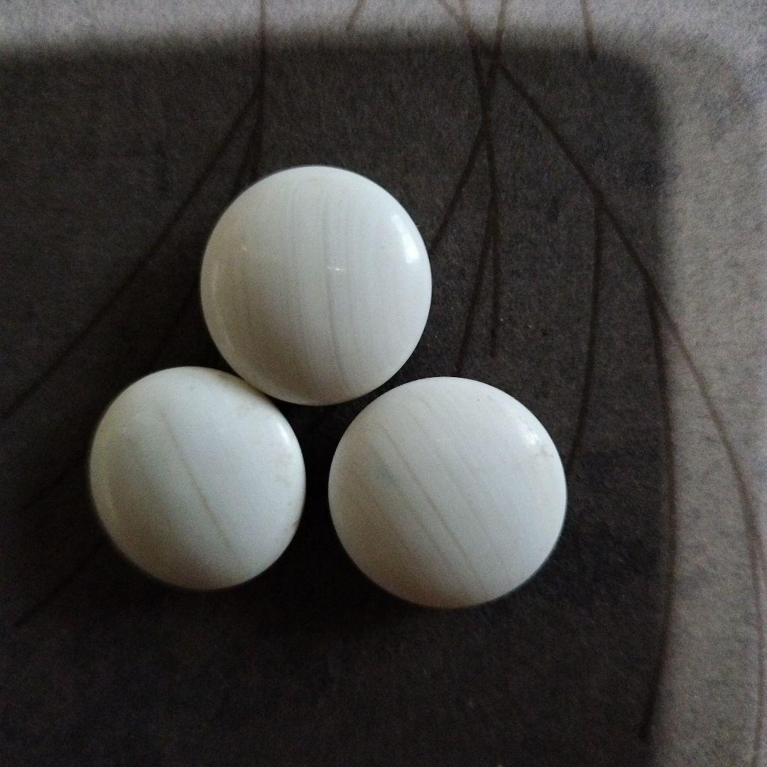 蛤碁石　那智黒石 34号