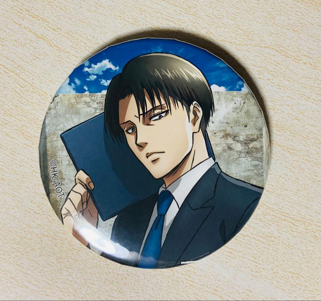 進撃の巨人 検定 缶バッジ リヴァイ