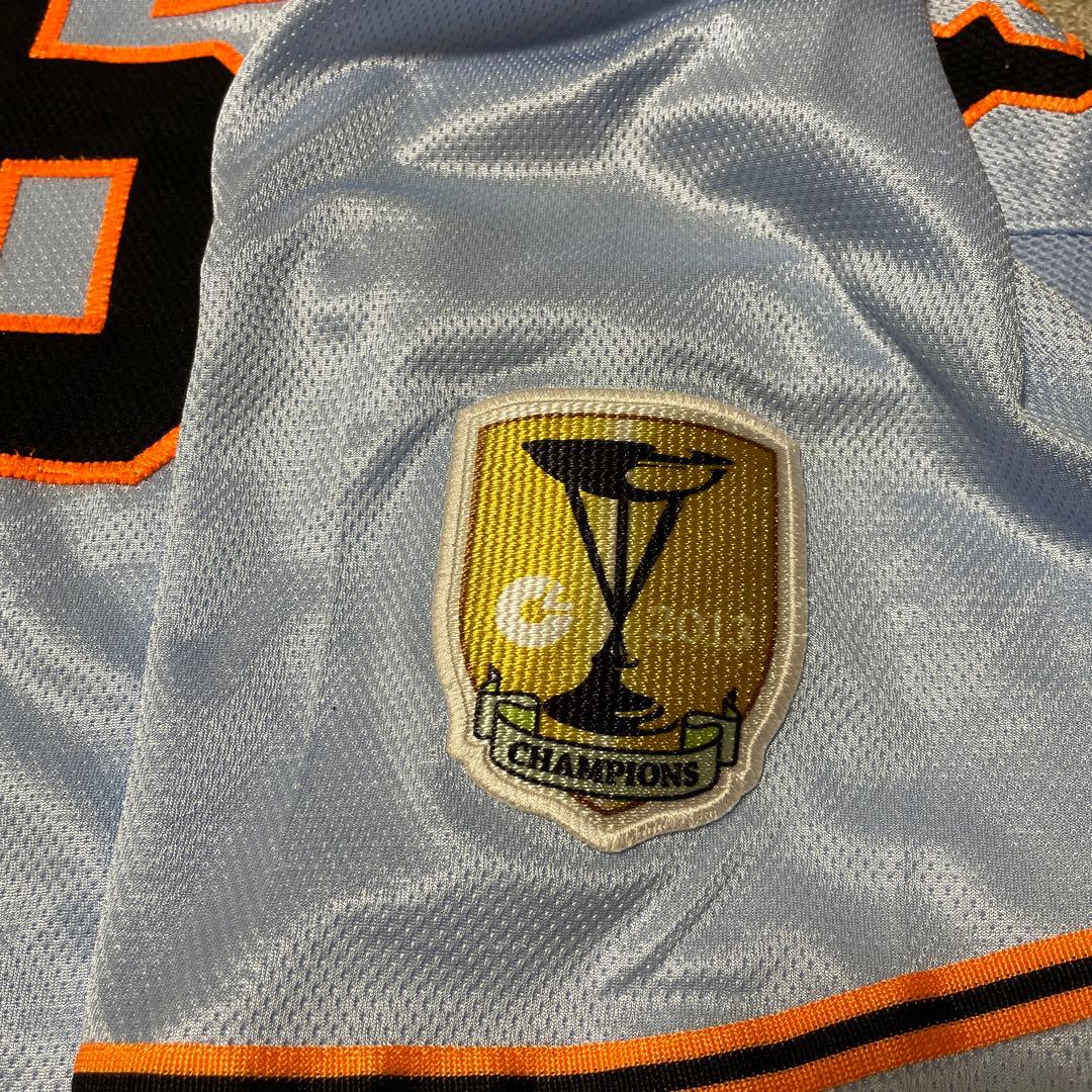 鬼屋敷　本人使用公式ユニホーム　直筆サイン入り　2013優勝ワッペン付き