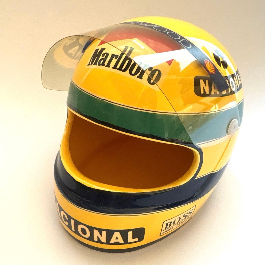 アイルトンセナ レプリカヘルメット　模型　陶器製置物
