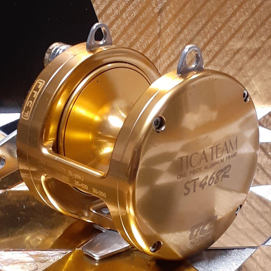 TICA TEAM ST468R ベイトリール トローリングリール 船用 美品