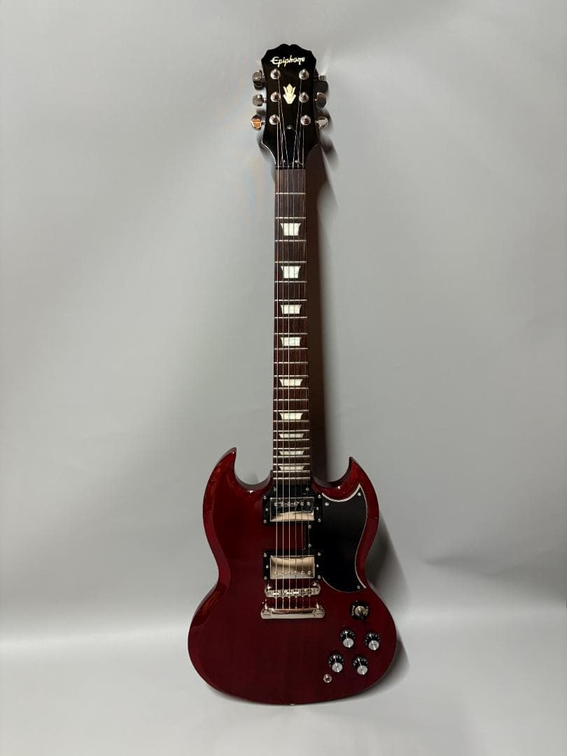 谷*一様 王道のチェリー仕様！エピフォンSGスペシャルがこれだ！超美品・純正ギグ
