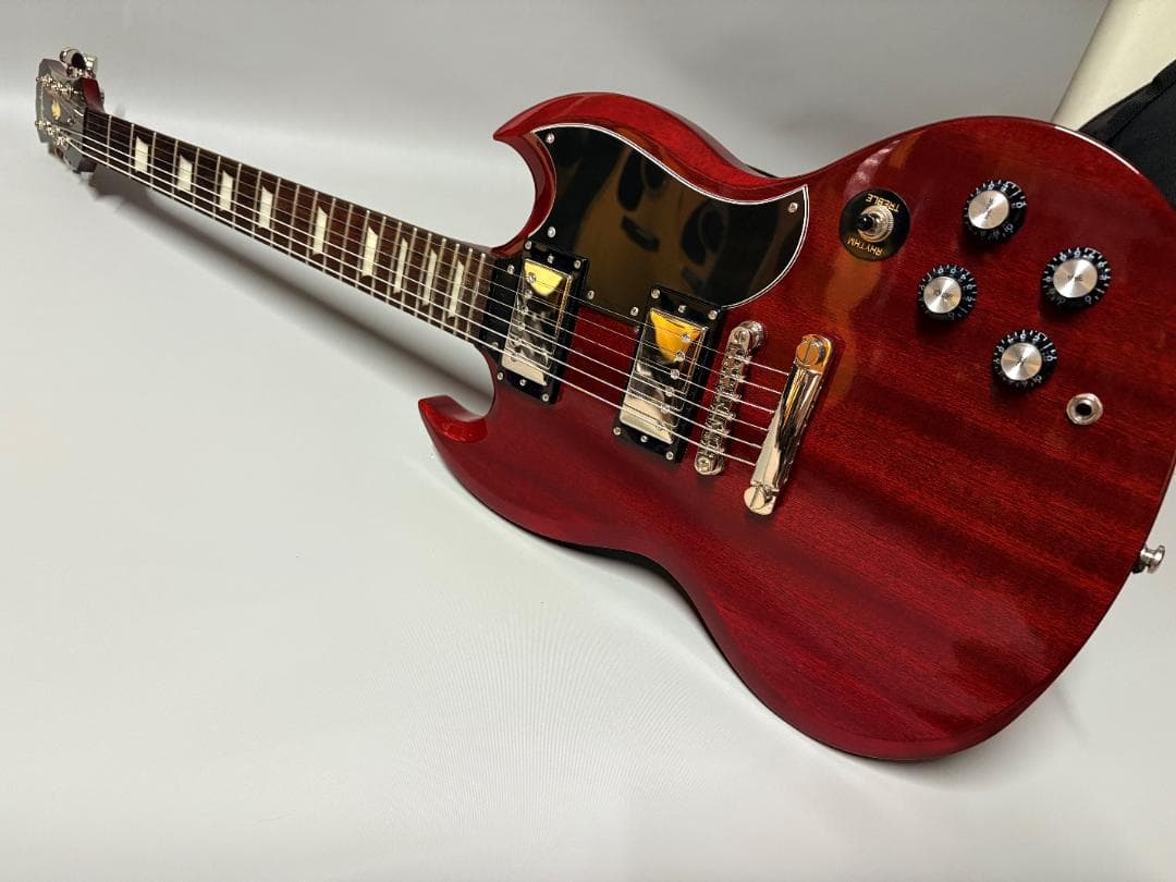 谷*一様 王道のチェリー仕様！エピフォンSGスペシャルがこれだ！超美品・純正ギグ